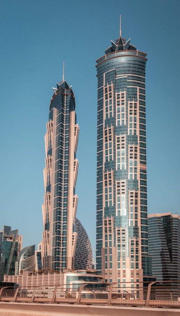 business offices in Skyscrapers